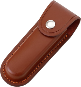 Étui et holster universels en cuir imperméable pour couteau tactique pliable avec passant de ceinture réglable OEM/ODM pour activités de plein air - Product Image 1