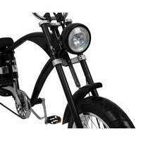 Bicyclette de course avec moteur à essence 48V 2 temps Capteur intelligent électronique vers le bas Tube Batterie au lithium Moteur Chopper