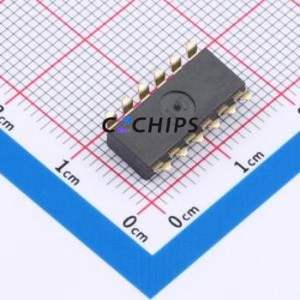 HY-DSIC06LS DIP Switch SMD-12P,15.2x6.2mm Switch Flat Toggle, Raised Type Single Pole Single Throw 6 Gull Wing Type - Product Image 2