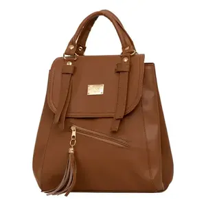 Sac à dos tendance pour femme Fana Keyla, 15L, en cuir microfibre, fermeture éclair, sac de voyage, utilisation estivale - Product Image 4