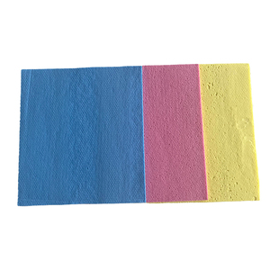Paño de Esponja de Celulosa Ecológico Rosa/Azul/Amarillo en Existencia para la Limpieza del Hogar y la Cocina - Product Image 6