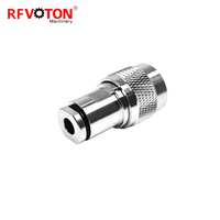Konektor Koaksial RF WTR400 Kuningan PTFE Tipe USB Male, Sekrup Penjepit Steker N Male untuk Kabel Rg8 Rg213 Rg214, Tersedia