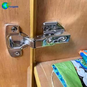 Charnières réglables multi-angles 3D à fermeture amortie <span class=keywords><strong>pour</strong></span> armoire, en fer, 45/90/135/165 degrés - Product Image 6