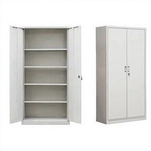 Modern Steel Document <b>Cabinet</b> with Glass Front and Over 4 Drawers for -Home Office and Warehouse Use - Product Image 4