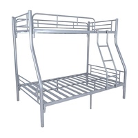 Lit superposé double en métal moderne extensible de haute qualité pour étudiants en dortoir scolaire de Foshan