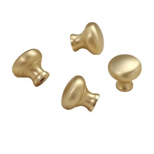 Modern Zinc Alloy T-Shaped Round Cabinet <b>Knob</b> for Kitchen Furniture Handle with Eco-Friendly Adjustable Durable Design - Product Image 1