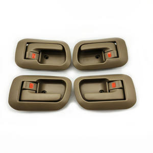 내부 도어 핸들 내부 전면 왼쪽 오른쪽 운전자 승객 측면에 맞는 도요타 Sienna 1998-2003 베이지 그레이 색상 - Product Image 1