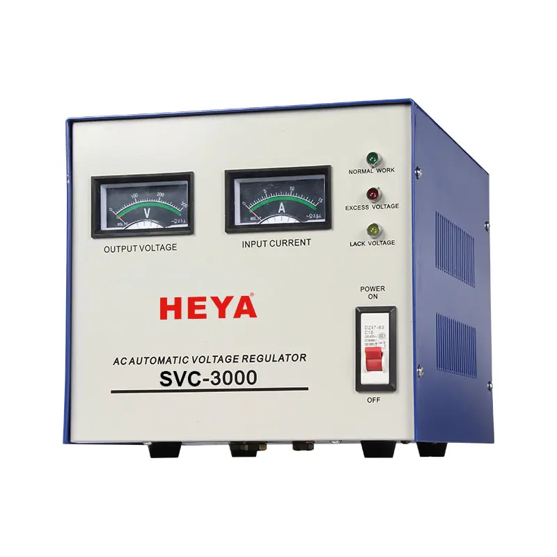 SVC 3000VA Servomotor Digital Meter Display Voll leistung AC Automatische Spannungs regler Stabilisatoren AVR