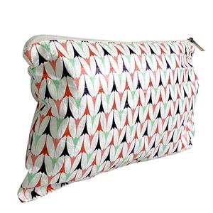 Customized Recycled <b>Tyvek</b> <b>Paper</b> Zipper Bag Comestic Makeup Shopping Bag - Product Image 3