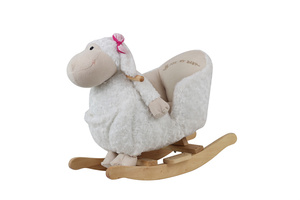 Vente en gros de chaise berçante en peluche chaise à <span class=keywords><strong>bascule</strong></span> pour bébé <span class=keywords><strong>cygne</strong></span> chaise à <span class=keywords><strong>bascule</strong></span> en peluche en bois pour bébé - Product Image 3