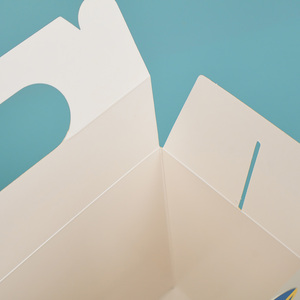 Boîte en carton pliable biodégradable avec logo personnalisé, emballage <span class=keywords><strong>jetable</strong></span> en gros pour gâteaux, biscuits, cookies, beignets - Product Image 6