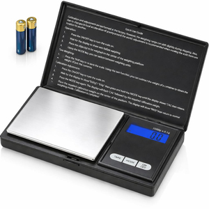 Balance de poche numérique pour bijoux, 100g, 500g, 0,1g, 0,01g, balance de laboratoire, petite balance de poche numérique - Product Image 1