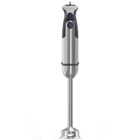 Mixeur Plongeant Professionnel 1200/1500W en Cuivre Pur Inox Blanc à Double Bouton et Vitesse Variable pour Cuisine