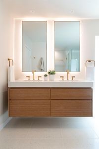 Artisan Floating Bathroom Cabinet <strong>Timber</strong> Veneer <strong>Vanities</strong> Sink Bathroom - Product Image 4