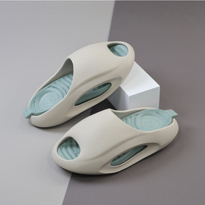 Sandales d'été à bout ouvert en EVA, antidérapantes, avec dessus en plastique et semelle épaisse, pour hommes et femmes, décontractées, pour la plage - Product Image 2