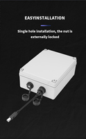 Câble d'extension USB Type-B fileté résistant aux intempéries, câble de montage sur panneau IP67 pour kiosques extérieurs et distributeurs automatiques