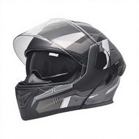 Casque de moto unisexe à double lentille extraordinaire, certifié DOT et 3C, en ABS, de classe A, pour deux saisons