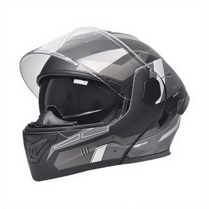 Casque de <span class=keywords><strong>moto</strong></span> unisexe à double lentille extraordinaire, certifié DOT et 3C, en ABS, de classe A, pour deux saisons - Product Image 2