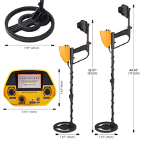 Detector de Metales Subterráneo de Alta Sensibilidad, Detector de Metales Industrial con Bobina de 20 cm, 8 Pulgadas, Impermeable IP54