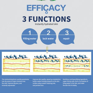 <span class=keywords><strong>Masque</strong></span> facial hydratant en feuille de fruits végétaux de beauté coréenne biologique SEOMOU - Product Image 4