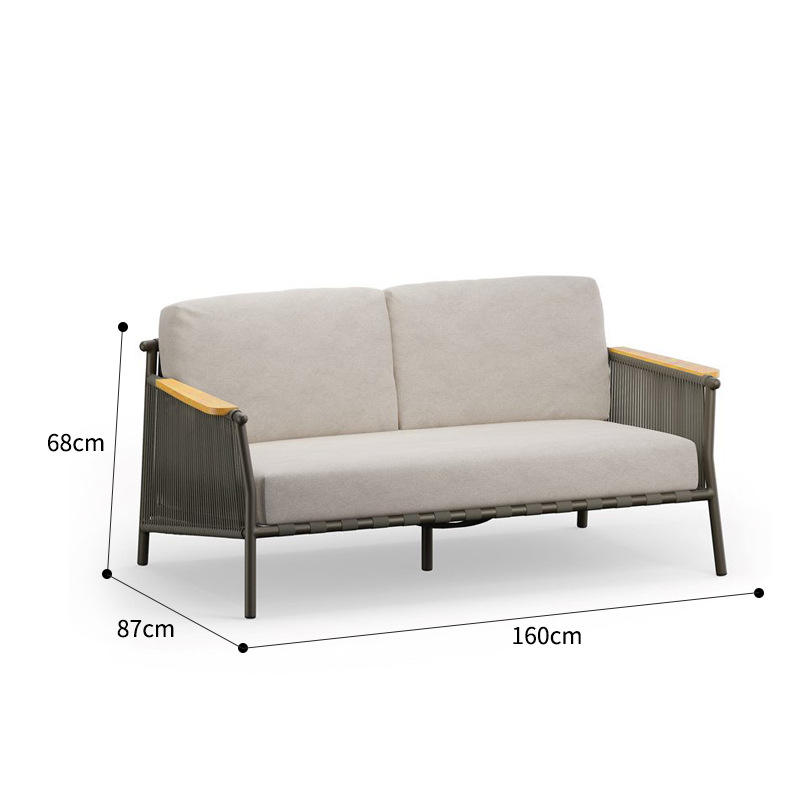 Dos plazas (gris oscuro)