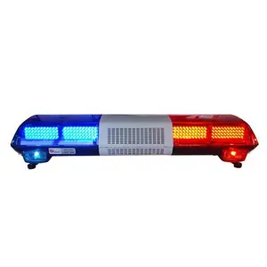 12 or24v 120cm full size veicolo tetto auto led stroboscopico avvertimento barre luminose di emergenza barra luminosa con sirena per camion TBD-GA-3000L