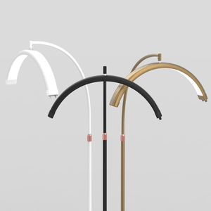 Lampe demi-lune pour cils, lampe LED à arc au sol à lumière douce personnalisable pour extensions de cils, studio de beauté privé - Product Image 4