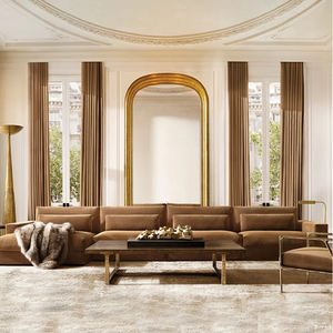 ชุดโซฟาห้องโถงโรงแรมห้าดาว โซฟาเบดห้องนั่งเล่นสำหรับบ้าน โซฟาเบดห้องนั่งเล่นสไตล์โมเดิร์นสำหรับวิลล่า เฟอร์นิเจอร์ห้องนั่งเล่นโซฟาเบดสำหรับรีสอร์ท - Product Image 2