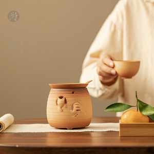 Estufa de Cerámica Shangyan para Tostar Té KCTZ-231123, Calentamiento con Leña para Mejorar el Aroma del Té, Origen Dehua - Product Image 4