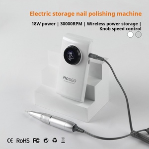 Machine électrique exfoliante spéciale pour retirer le vernis à ongles, avec stockage d'électricité, pour salons de manucure - Product Image 2