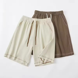 Wholesale 100% Cotton Heavyweight Men's Shorts <b>Pants</b> Top Quality Casual Streetwear Custom Shorts for Men - Product Image 6