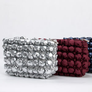 FAMA <span class=keywords><strong>Black</strong></span> <span class=keywords><strong>Friday</strong></span> Holiday Gift Cosmetic Case Vanity Makeup Box with Zipper Closure Towel Material with Letter Logo Pattern - Product Image 1