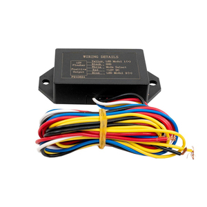 Bộ điều khiển flasher bên ngoài cho đèn cảnh báo <span class=keywords><strong>LED</strong></span> đồng bộ hóa đầu ra hai chiều và đèn flash xen kẽ 20W cho mỗi đầu ra - Product Image 1