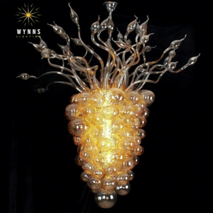 Lampadario in vetro soffiato Chihuly di lusso grande illuminazione <span class=keywords><strong>a</strong></span> <span class=keywords><strong>sospensione</strong></span> High-End DALI LED <span class=keywords><strong>sospensione</strong></span> plafoniera per uso domestico - Product Image 1