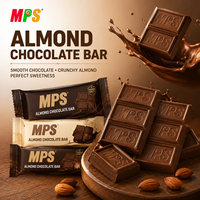Chocolate con Leche Premium |   Barra de Chocolate Rellena de Almendras Crujientes |   Fabricante de Marca Privada OEM