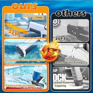 Pistola de Agua Eléctrica Automática con Batería, Juguete de Verano con Gran Potencia de Chorro para Adultos - Product Image 2