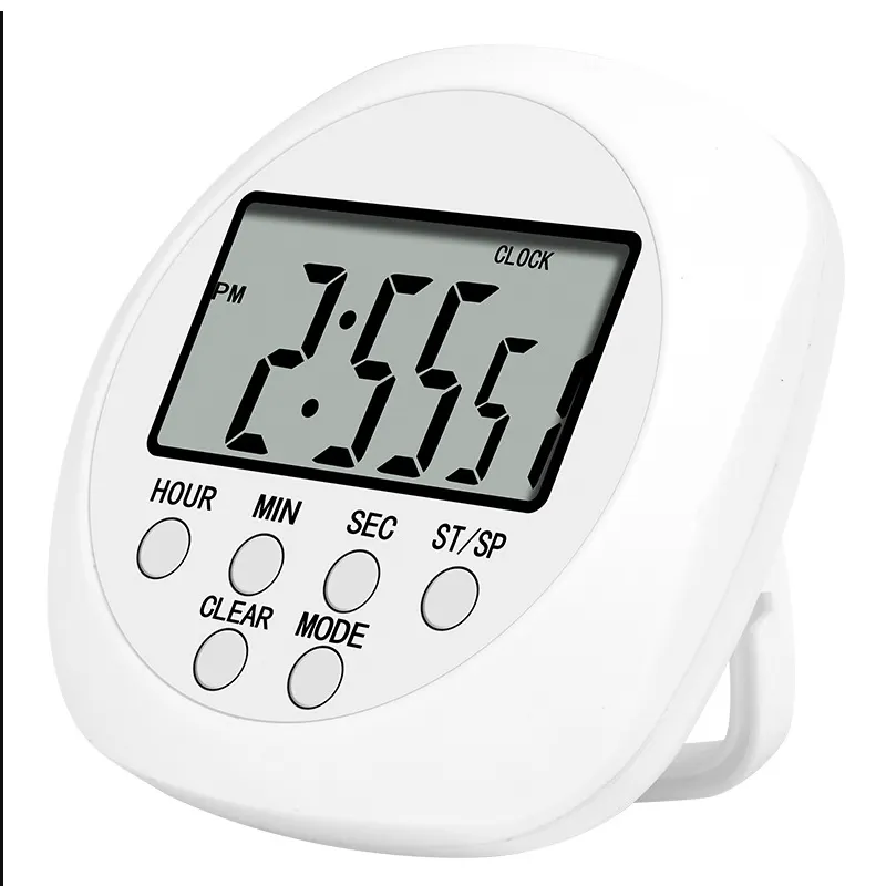 Multi-function Large Digit Cocoo Round Funny Alarm Clock Magnetic Digital Cooking Kitchen Timer