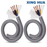 Câble de chaîne porte-câbles très flexible TRVV 2-6 conducteurs 0,2-0,5 mm² isolé en PVC/NBR souple, conducteur en cuivre 300/500V, résistant à la flexion