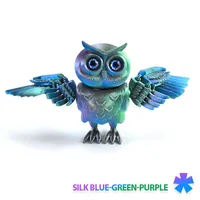 Burung Hantu 3D Print Multi-Joint yang Dapat Dipindahkan, Dekorasi Kamar Unik & Mainan Interaktif untuk Anak, Hadiah Koleksi Sekolah Sihir, 2026