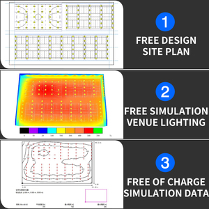 Đèn chiếu sáng trong nhà chống chói HuaXiang cho sân cầu lông, phòng tập thể dục, sân bóng rổ, sân pickleball, đèn chiếu sáng tuyến tính cao áp - Product Image 3