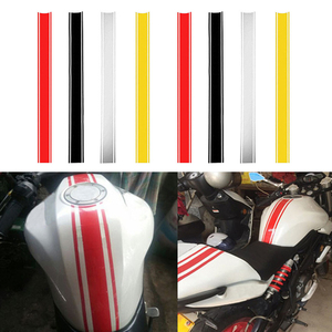 50CM Réfléchissant <span class=keywords><strong>Moto</strong></span> Réservoir Housse Rayé BRICOLAGE Autocollant Drôle Décoration Autocollant Couvercle Du Réservoir De Carburant Autocollant Réfléchissant - Product Image 3