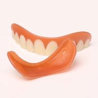 Prothèses dentaires esthétiques en silicone confortables, imitation de placages dentaires, pour soins bucco-dentaires et blanchiment