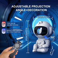 Lampe Projecteur Galaxie Astronaute Haute Qualité Prix Abordable, Veilleuse Projecteur Étoiles Lumière d'Ambiance Nébuleuse, Lampe de Table