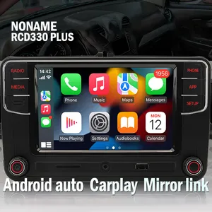 Radio mobil RCD330 RCD330G Plus dengan Carplay MirrorLink Autoradio untuk VW Tiguan Golf 5 6 MK5 MK6 Passat Polo
