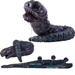 GEEBA Masturbatore Maschile in Silicone a Forma di Serpente, Stroker a Canale Singolo, Vagina Realistica Tascabile per Uomo - Product Image 1