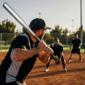Langlebiger Softball-Schläger für Erwachsene, leichter, professioneller <span class=keywords><strong>Baseball</strong></span>-Schläger für Schulen, Vereine, Training, schlicht - Product Image 6
