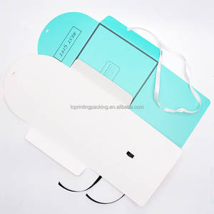 Enveloppe en papier kraft personnalisée bon marché, boîte cadeau pour foulard hijab - Product Image 4