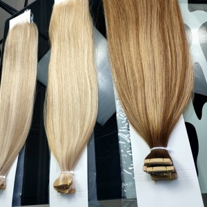 ผมต่อแบบเทป 100% ผมแท้รัสเซีย คุณภาพสูง เกรดเรมี่  ขายส่งจากโรงงาน - Product Image 6