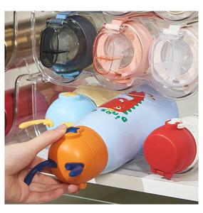 Rak pegangan Bening, lemari dapur, rak tampilan, penyimpanan minuman, 3 kisi, dapat ditumpuk, pengatur botol air - Product Image 3