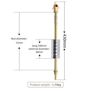 Outil de réparation de carrosserie en tôle marteau à dessin robuste <span class=keywords><strong>pare</strong></span>-<span class=keywords><strong>choc</strong></span> de voiture - Product Image 2